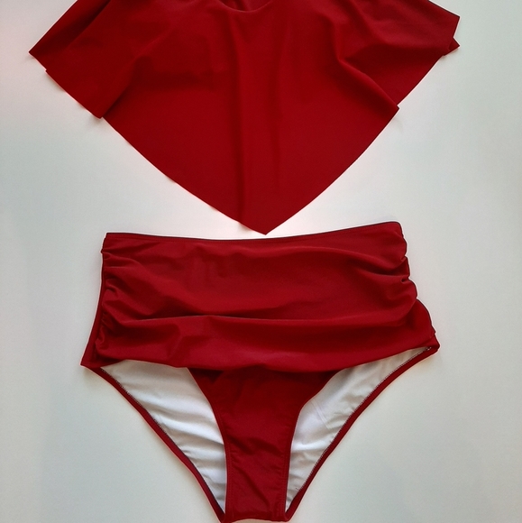 Tummy Control Swimsuit Shapewear Swimwear Bikini Bathing Suits, Sz 6-12 - Picture 6 of 8